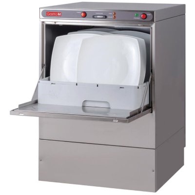 GASTRO M Lave Vaisselle Professionnel avec Pompe de Vidange - 50x50 cm - 