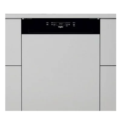 WHIRLPOOL Lave-vaisselle semi-int&eacute;gr&eacute; W3PFD636B 60 cm 14 couverts 46 dB noir