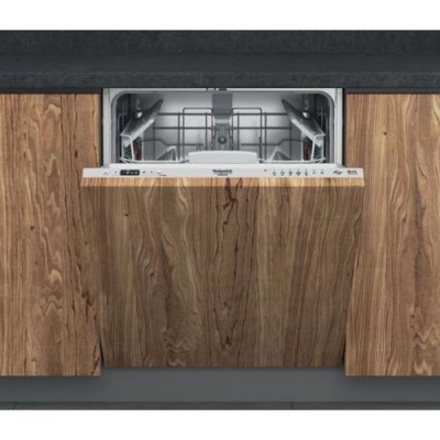  Lave-vaisselle tout int&eacute;grable HOTPOINT HI5030W - 14 couverts - Induction - L60cm - 43 dB