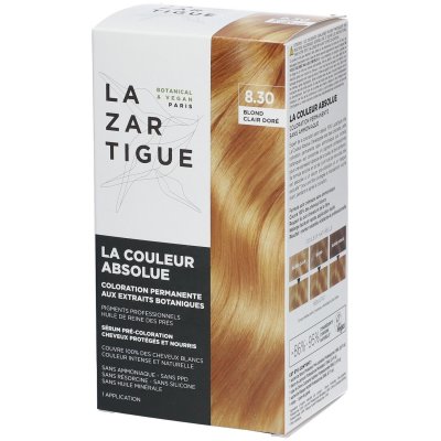 LAZARTIGUE  Kit Absolute Color 8.30 Rubio Claro Dorado