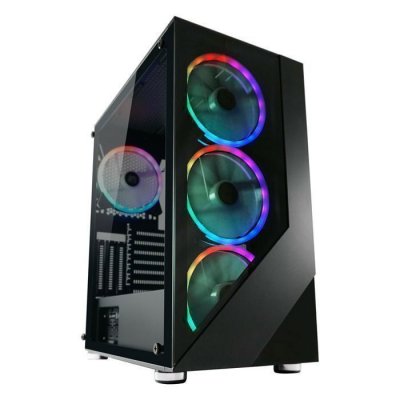 LC POWER  803b-on X Rgb Tower Case With Window Noir