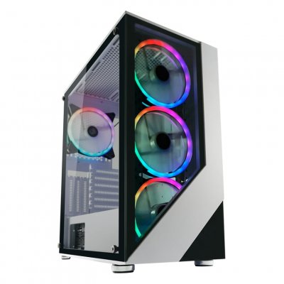 LC POWER LC-POWER CAJA Gaming 803W-ON LUCIDD_X RGB Blanca Retail
