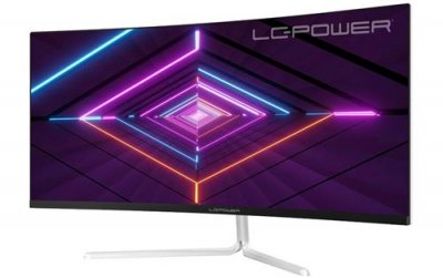 LC POWER LC-Power LC-M34-UWQHD-100-C-V3 34"" LCD UltraWide Quad HD 6 ms Blanc