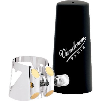VANDOREN LC04P Optimum - Ligature et couvre bec clarinette basse