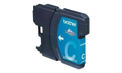 BROTHER LC1100HYCBP - haute capacit&eacute; - cyan - originale - cartouche d'encre 