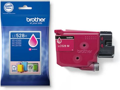 BROTHER LC528M - Magenta - original - pack d'oreillers - cartouche d'encre