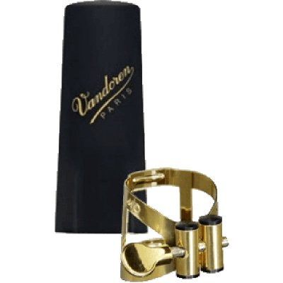 VANDOREN LC57AP - Ligature M/O vieil or saxo alto + couvre-bec plastique