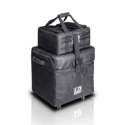 LD SYSTEMS  DAVE 8 SET 1 - Housses de transport avec roulettes pour syst&egrave;mes DAVE 8
