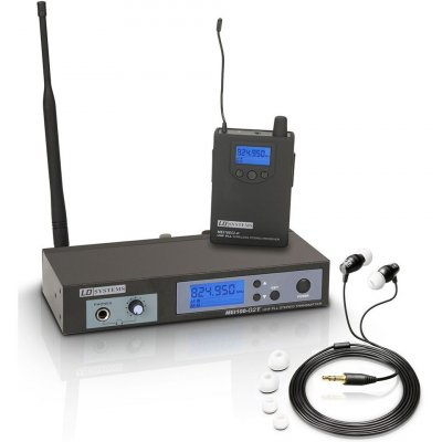 LD SYSTEMS  MEI 100 G2 - Syst&egrave;me d'In-Ear Monitoring sans Fil