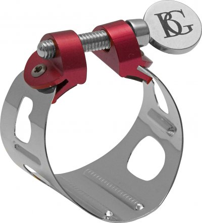 BG FRANCE LDS - Ligature Duo plaqu&eacute;e argent - saxo soprano