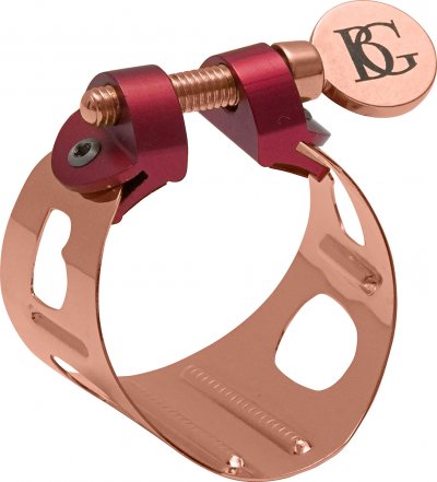 BG FRANCE Lds9 - Duo Plaqu&eacute;e Or Rose - Ligature Saxophone Soprano