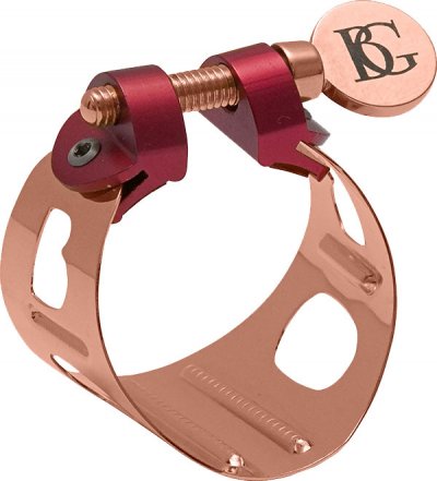 BG FRANCE LDT9 - Ligature Duo plaqu&eacute;e or rose - saxo t&eacute;nor