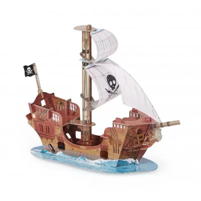 PAPO Le bateau pirate - dim. 55,6 cm x 47,2 cm x 21,8 cm