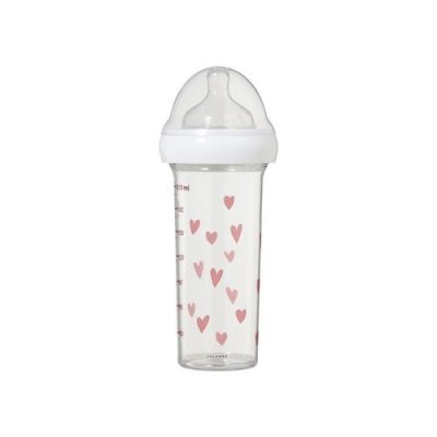 LE BIBERON FRANCAIS Le Biberon Fran&ccedil;ais C&oelig;urs Biberon T&eacute;tine 0-6m 210ml