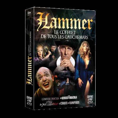 Le coffret de tous les cauchemars -Combo 4 Blu-ray + 4 DVD + CD