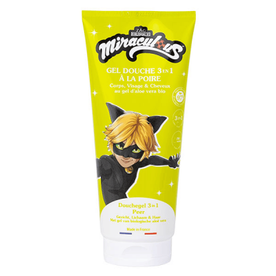 LE COMPTOIR DU BAIN  Miraculous Gel Douche 3 En 1 Poire 200ml