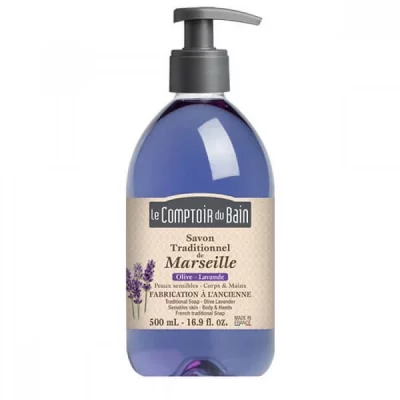 LE COMPTOIR DU BAIN  Savon Traditionenel de Marseille Olive-Lavende
