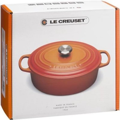 LE CREUSET  Doufeu Signature Ovale En Fonte &Eacute;maill&eacute;e, 29cm, Volcanique