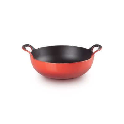 LE CREUSET  - Plat Balti en fonte &eacute;maill&eacute;e 24cm Cerise
