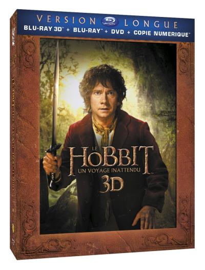 Le Hobbit : Un voyage inattendu - Version Longue Combo 2 Blu-Ray 3D + 3 Blu-Ray + 2 DVD
