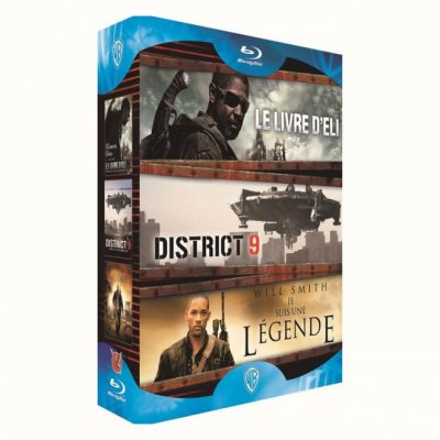 Le Livre d'Eli - District 9 - Je suis une L&eacute;gende - Coffret Blu-Ray