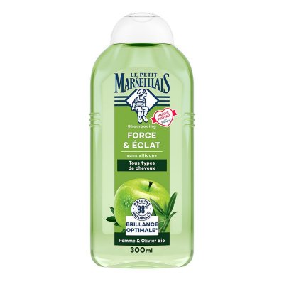 LE PETIT MARSEILLAIS  Shampooing Force &Eacute;clat Pomme Olivier Bio 300 ml 