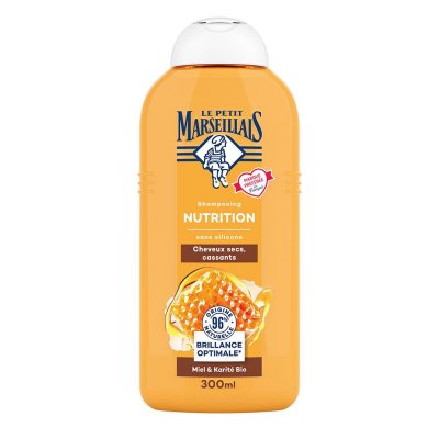 LE PETIT MARSEILLAIS  Shampooing Nutrition Miel & Karit&eacute; Bio 300 ml 