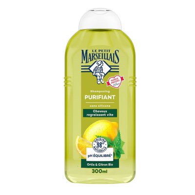 LE PETIT MARSEILLAIS  Shampooing Purifiant Ortie Citron Bio 300 ml 