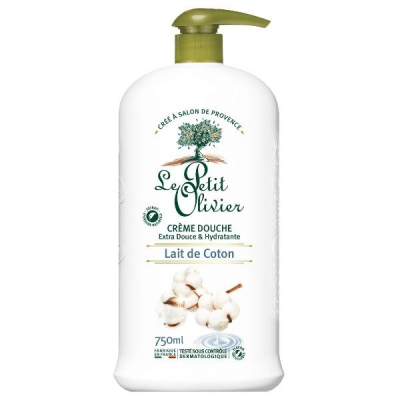 LE PETIT OLIVIER  Cr&egrave;me de Douche Hydratante & Nourrissante Lait de