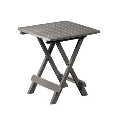 PROGARDEN Le Plastik - Table Pliante "Adige" Gris Anthracite 44x44xh50cm