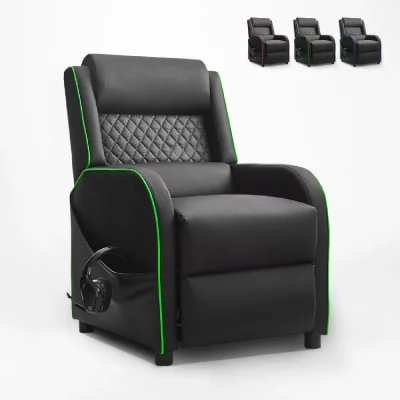 LE ROI DU RELAX  fauteuil relax ergonomique - Vert fonc&eacute;
