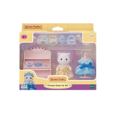 SYLVANIAN FAMILIES Le Salon De Coiffure La Fille Chat Persan Et Sa Panoplie De Princesse