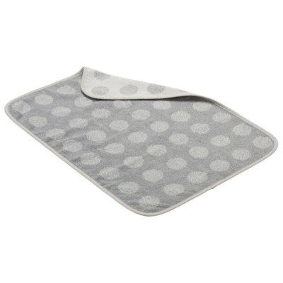 LEANDER  Matty Surmatelas pour matelas &agrave; langer Organic Gris