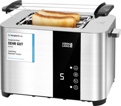 LEBENLANG  LBL9898 Grille-pain acier inoxydable
