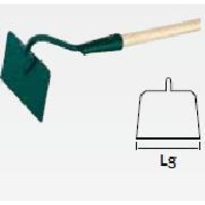 LEBORGNE  Binette forg&eacute;e 14cm avec manche en bois certifi&eacute; PEFC 100%
