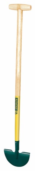 LEBORGNE  Dresse-bordures t&ocirc;le avec manche en bois b&eacute;quille