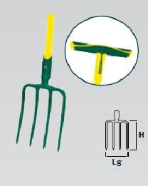 LEBORGNE  - Fourche &agrave; b&ecirc;cher douille - PRO -30 cm