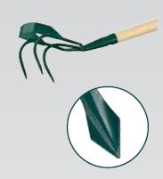 LEBORGNE  - griffe piocheuse - 3 dents spatul&eacute;es + grattoir 463201