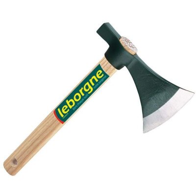 LEBORGNE  Hachette manche droit 0,8kg avec manche en bois certifi&eacute; PEFC 100%