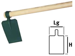 PROVENCE OUTILLAGE LEBORGNE Houe de Bastia 1kg 20cm sans manche