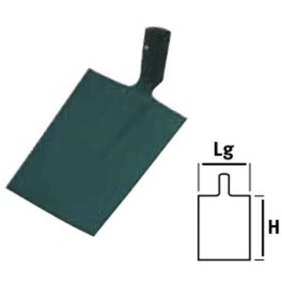 LEBORGNE  Pelle de Bresse forg&eacute;e - 21 cm - sans manche