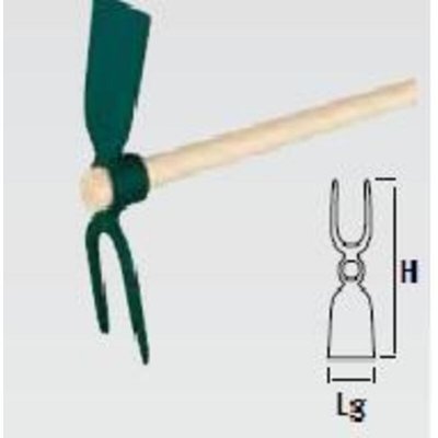 LEBORGNE  SERFOUETTE FORG&Eacute;E Panne ET Fourche 26 CM 310261