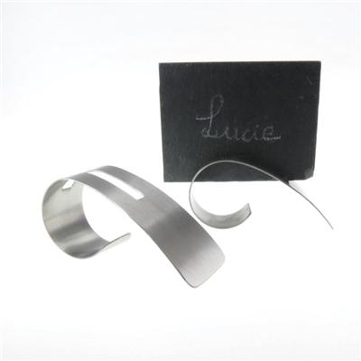 GENERIQUE Lebrun 92210420612 arabesque porte serviettes inox/ardoise