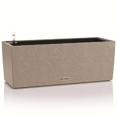 LECHUZA  jardini&egrave;re balconera stone 50 all-in-one beige 425626