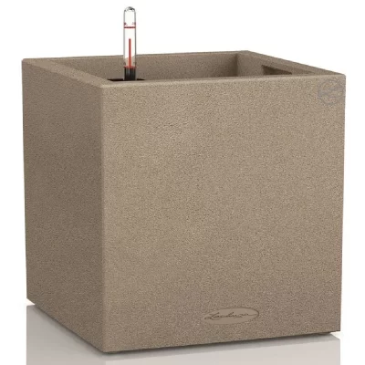 LECHUZA  jardini&egrave;re canto color square 40 all-in-one beige 13721 421443