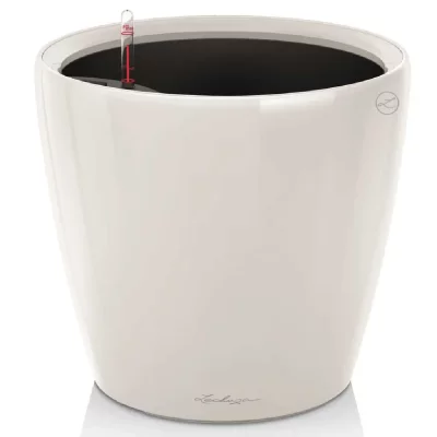 LECHUZA  Jardini&egrave;re Classico 43 LS ALL-IN-ONE Blanc brillant 16080