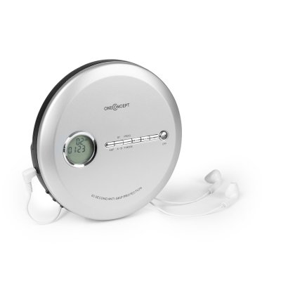 ONECONCEPT Lecteur CD -  - CDC 100MP3 - Amplification des basses - Syst&egrave;me anti-choc - LCD 