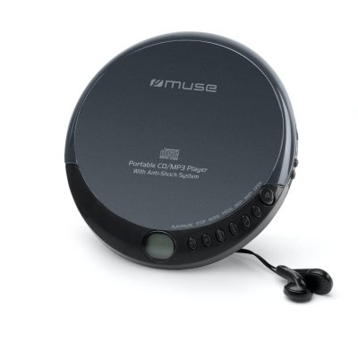 MUSE Lecteur CD portable avec antichoc  M-900 DM Noir