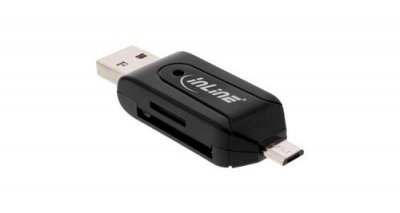 INLINE Lecteur double carte  otg pour sd et microsd pour android et pc