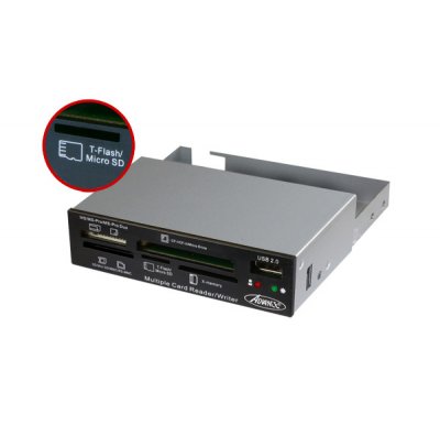 ADVANCE Lecteur interne 3,5"" multi-cartes + USB 2.0 - CR-10INT